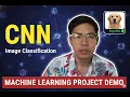 Image Classification with CNN Machine Learning Project Demo Step-by-Step Explanation