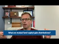 What are mutual fund capital gain distributions