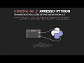 Cinema 4D Xpresso Python Training - Memory Link list Nodes