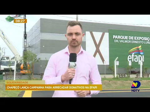 Chapecó lança campanha para arrecadar donativos na Efapi