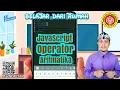 JavaScript Tutorial Arithmetic Operators Mobile HP PC Online Tutoring Learning SMK LPPM RI BANDUNG