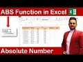 ABS Function in Excel Absolute Number