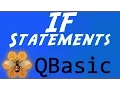 IF Statements - QBasic Tutorial 10