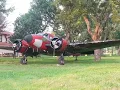 Barry Seal s American Made Twin Beech 18 airplane at the Beaumont Hotel in Kansas near Wichita