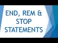 END Statement REM Statement STOP Statement BASIC Statements Computer 10th Matric Urdu ES