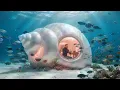 I Built a Secret Luxury Underwater House Alone on the Ocean Floor Silent ASMR Full Build