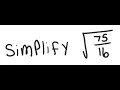 Radicals Simplify