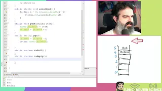 Implementing a stack in Java