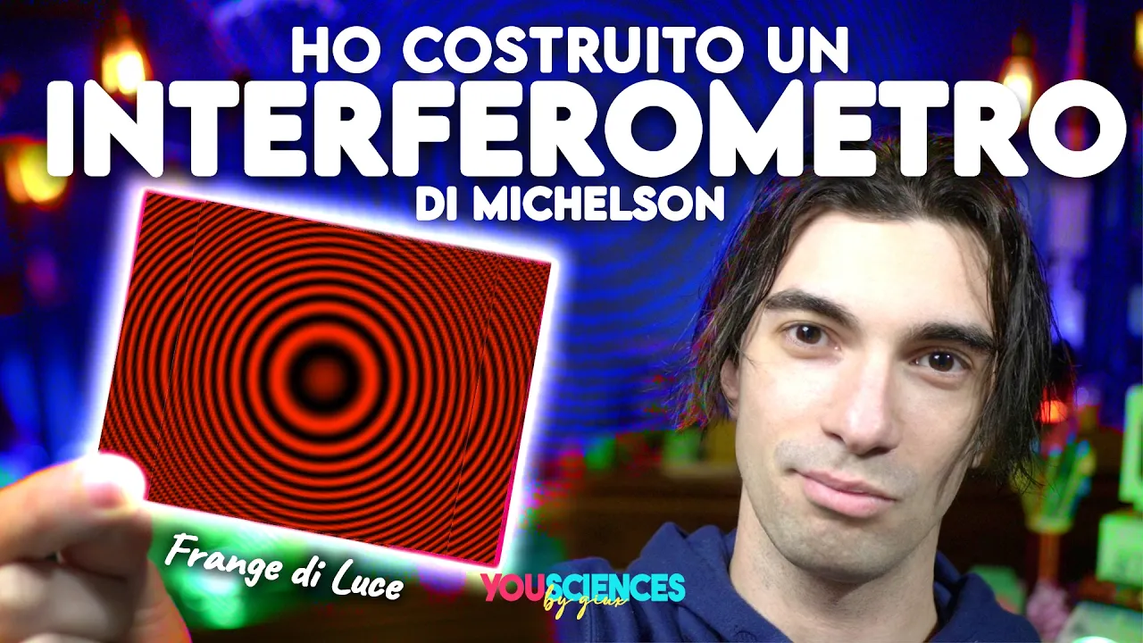 INCREDIBILE! Ho Costruito un INTERFEROMETRO di Michelson ed ho visto le frange di LUCE! Meraviglia!