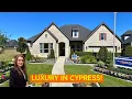 Inside the Augustine Floor Plan by David Weekley Homes 4 Bed 3 Bath 4-Car Garage in Cypress TX