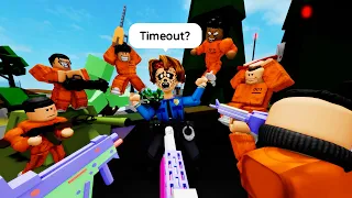 ROBLOX Brookhaven 🏡RP - FUNNY MOMENTS (ROBBER SQUAD)
