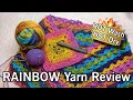 ICE YARN REVIEW of RAINBOW In-Depth Yarn Review Yarn Wash Test Amigurumi Yarn Review
