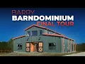 Monitor Style Barndominium Tour 3 Bed 3 5 Bath Hybrid Build with Balcony Barry Texas