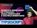 Interface Inheritance in TypeScript Single inheritance Multiple Inheritance