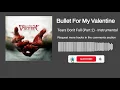 Bullet For My Valentine  - Tears Don't Fall (Part 2) (Instrumental)