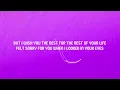 Billie Eilish - L’AMOUR DE MA VIE (Lyrics)