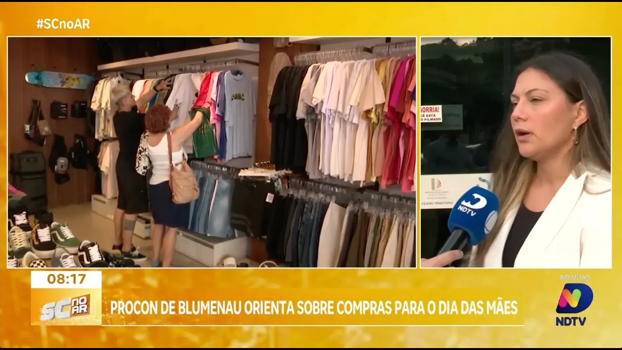 Procon de Blumenau orienta sobre compras para o Dia das Mães