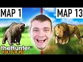 I Hunted an Animal on EVERY SINGLE MAP in Hunter Call of the Wild
