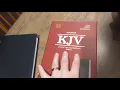 New Holman KJV thinline bible in genuine leather only 30 dollars