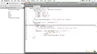 Learning AngularJS Directives Coming Back to Scope packtpub com