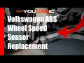 Volkswagen ABS Wheel Speed Sensor Replacement