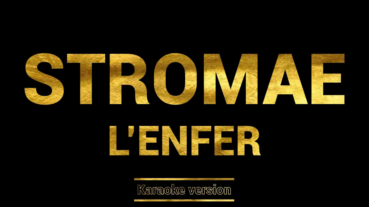 Stromae - L'enfer (Karaoke Version) Stromae - L'enfer (Karaoke Version)