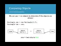 AP CS A 3 7 - Comparing Objects