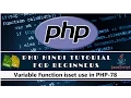Variable Function Isset Introduction in PHP Tutorial-78