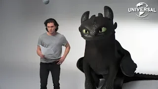 HOW TO TRAIN YOUR DRAGON THE HIDDEN WORLD Kit Harington and Toothless Lost Audition Tapes