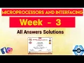 Microprocessors and Interfacing Week 3 Quiz Answer Solution 2022 NPTEL SWAYAM 2022