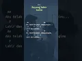 Download Lagu Aku Telah Berjanji Menyayangimu lahir dan batinku - chord wali sayang lahir batin #shorts cover
