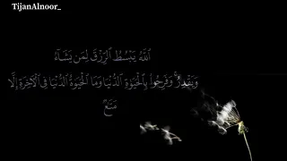 آيات من القرآن الا بذكر الله تطمئن القلوب 