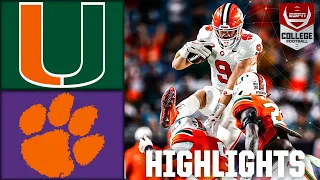 Clemson Tigers vs Miami Hurricanes Full Game Highlights