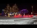 Wrentham Village Premium Outlets Walk 4K Luxury Shopping Outlet Tour Massachusetts