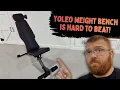 YOLEO Adjustable Weight Bench Review Solid Home Gym Bench