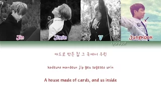 BTS Outro House Of Cards Color Coded Han Rom Eng Lyrics By Yankat  BTS Outro House Of Cards Color Coded Han Rom Eng Lyrics By Yankat