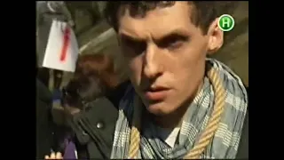 Фрагмент начала выпуска программы Репортёр Новый канал 17 04 2013 Реконструкция 