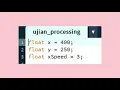 Cara membuat objek bergerak dengan processing THE BALL MOVE