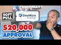 How To Get APPROVED For A 20 000 Personal Loan With ONE MAIN FINANCIAL For Bad Credit
