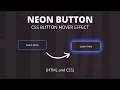 Neon Light Button Animation Effects on Hover CSS Button Hover Effect Source coder