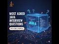 Most Asked Java Interview Questions Java 8 Stream Lambda Java Interview