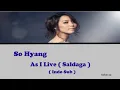 Download Lagu So Hyang - As I Live ( Saldaga ) || Indo Sub
