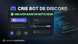 Criando bot de discord com a melhor base de 2025 (Muito fácil) - Atualização 1.0 - discord.js v14