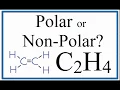Is C2H4 Polar or Non-polar Ethylene