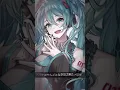 |☁HATSUNE MIKU🥀☁|#shorts|?🔥|Edit By : Coffe editor彡|💌SONG - Gimme Gimme Hatsune Miku🎶✨|#fypシ