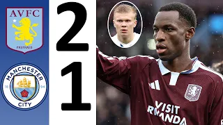 Aston Villa vs Manchester City (2-1) Extended Highlights | Jackson 2 GOALS - Haaland! Premier League