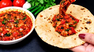 राजस्थान के खेतो में खाये जाने वाली देशी चटनी Village Desi Chutney Recipe | Pyaz Tamatar ki Chatni 