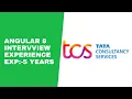 TCS Angular 8 interview experience Frontend developer interview experience Angular Interview