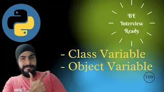 Class Variables and Objects OOPS Python Python Tutorials for Beginners in Hindi