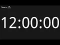 12 Hour Countup Timer